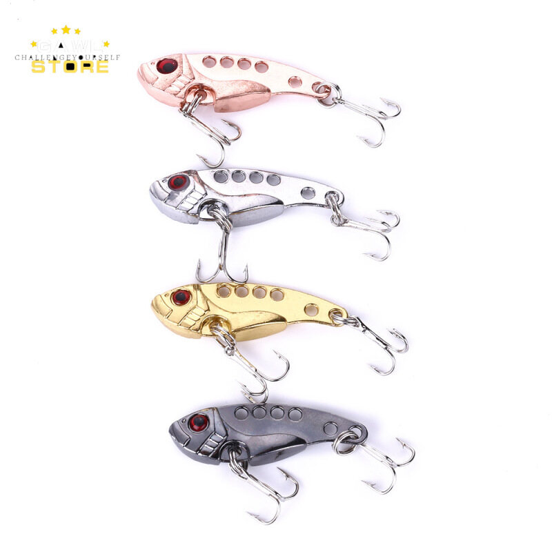 Metal Vib 5-23g Esche Vibranti Senza Labbra Per Spinning: Cucchiaio Per Bass E Luccio