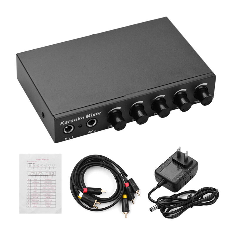 Bộ Trộn Âm Thanh Micrô Cho KTV/Cuộc Họp/Tiệc Tùng/Hoạt Động Ngoài Trời Tương Thích Với Máy Tính/Hệ Thống Âm Thanh Gia Đình/Loa/Điện Thoại Di Động