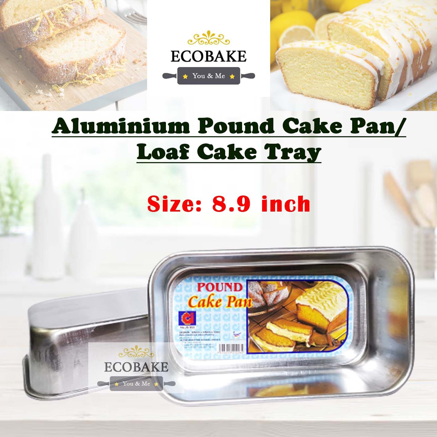 Aluminium Pound Cake Pan Rectangle Loaf Cake Mould Loaf