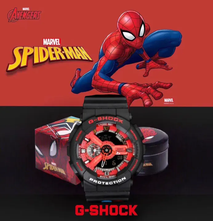 g shock marvel spider man