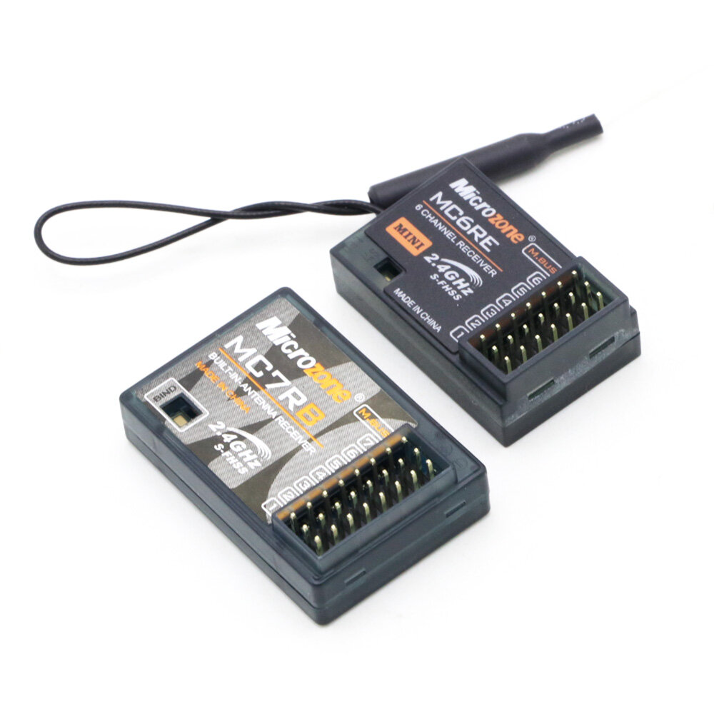 MicroZone MC6RE MC7RB MC9002 MIni M-SBUS Receiver 6CH MC8RE 8CH For MC6C MC8B Controller Transmitter RC Airplane Drones model