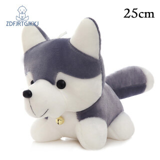 Đồ Chơi Chó Husky Màu Xám Mới, Búp Bê Máy Cào Động Vật Nhồi Bông