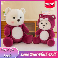 Tiktok LENA Búp bê gấu vải bông 2023 hoạt hình thời trang gấu bông dễ thương động vật Thú nhồi bông quà tặng cho bạn gái cô gái giáng sinh ngày lễ tình nhân sinh nhật