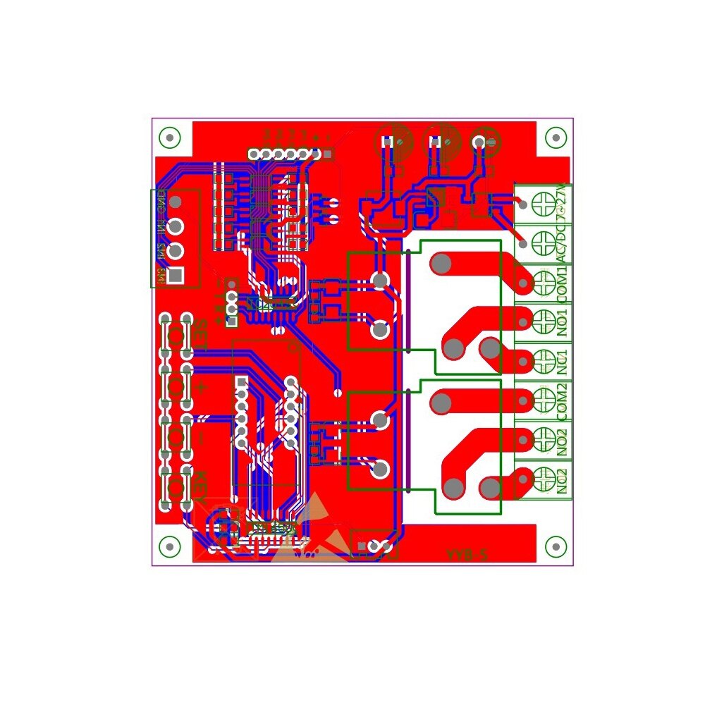 2-channel Motor Driver Board Board 30a Led Relay Module For Arduino Raspberry Pi 12v/24v