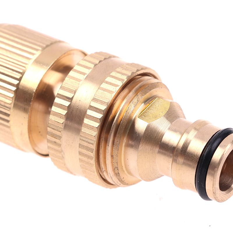 Luxtrada 4PCS 3/4' Garden Hose Quick Connect Water Hose Fit Brass