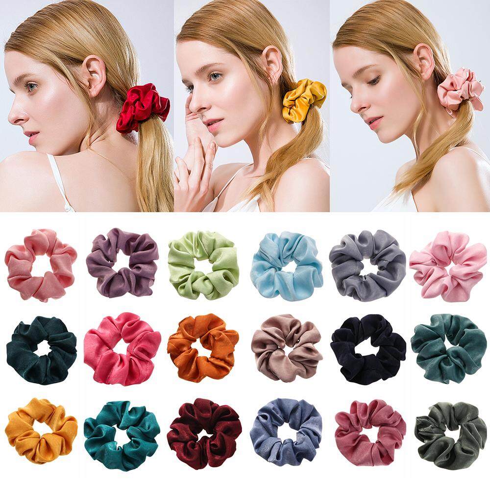 Women Girl Glitter Hair Rope Tie Elastic Scrunchie Ponytail Holder HairBand Gift