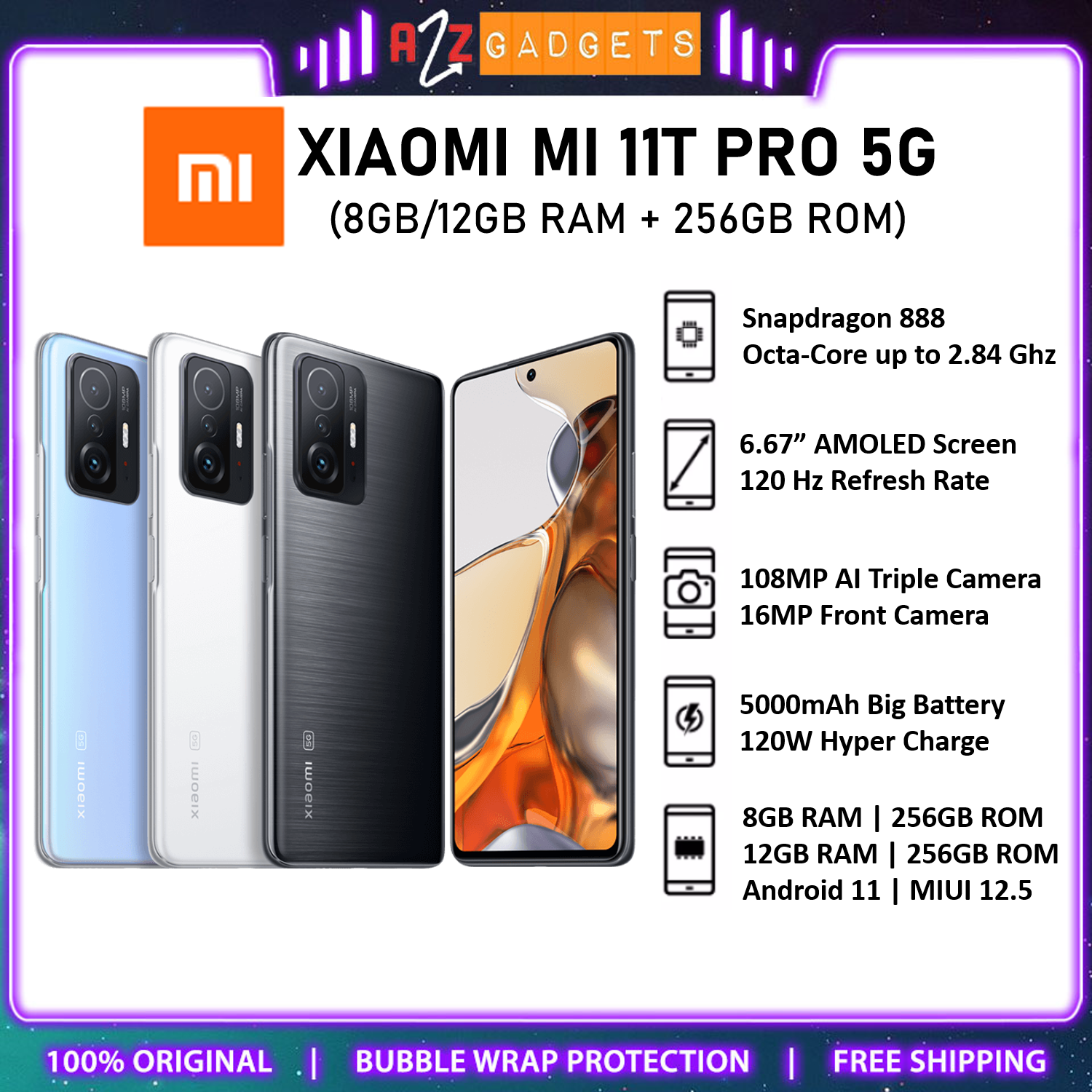 Comprar Xiaomi 11T Pro Branco - 128GB ROM - 8GB RAM