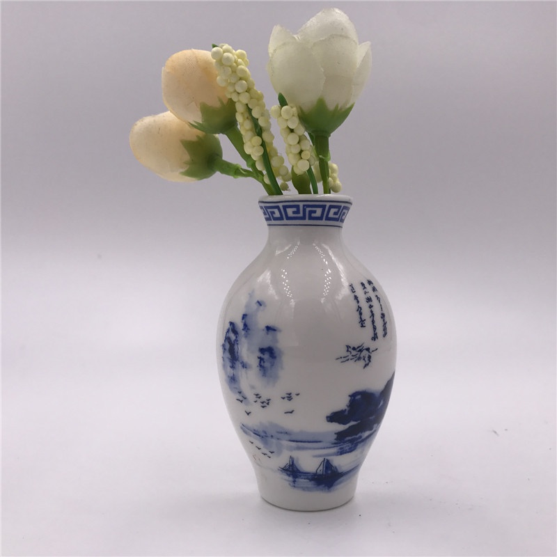 【Sticker】Blue and White Porcelain Vase Ceramic Refrigerator Sticker