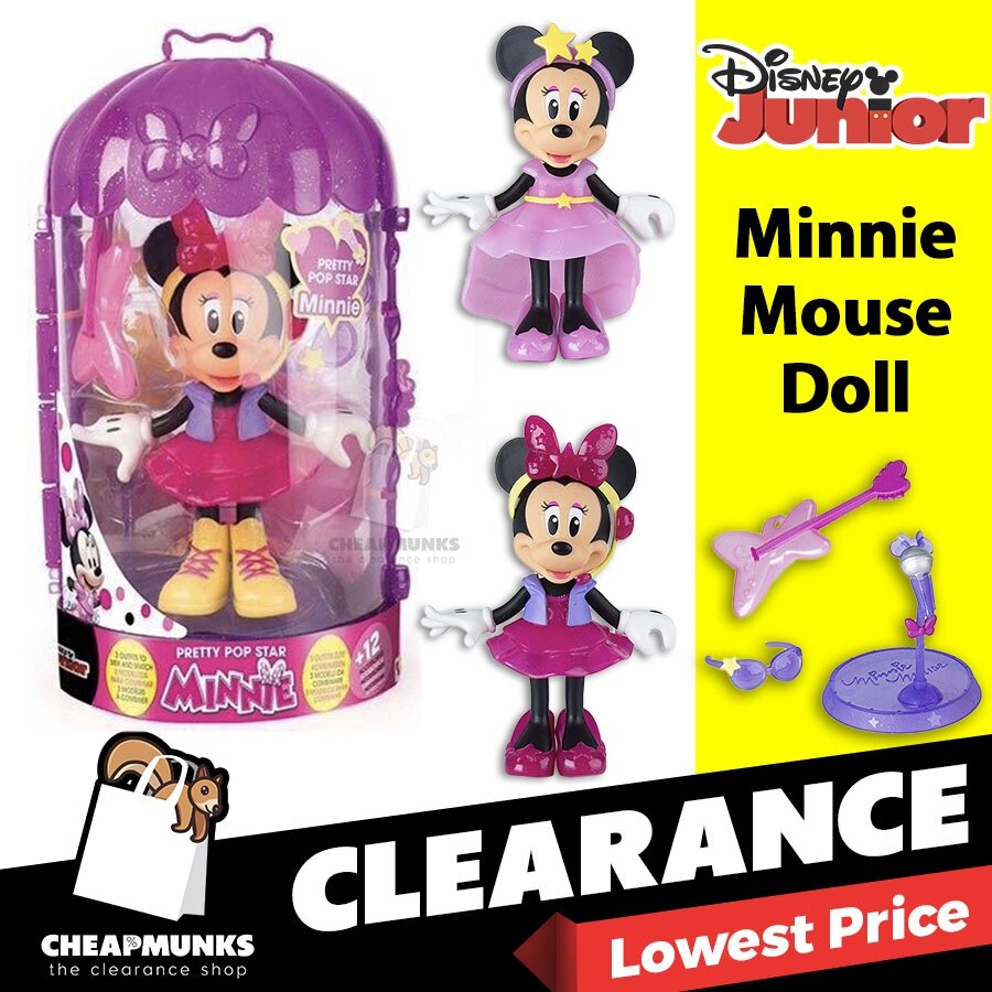 Minnie Mouse Fashion Doll Fashion Fun Disney Dress Up Toy Princess