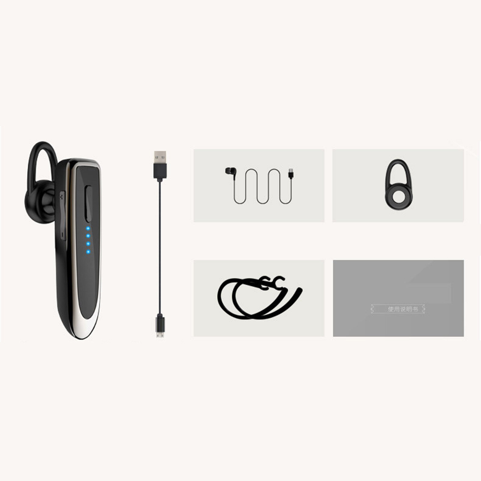 Tai Nghe K23 Không Dây 5.0 Tương Thích Bluetooth Có Chức Năng Thoại Cho Điện Thoại