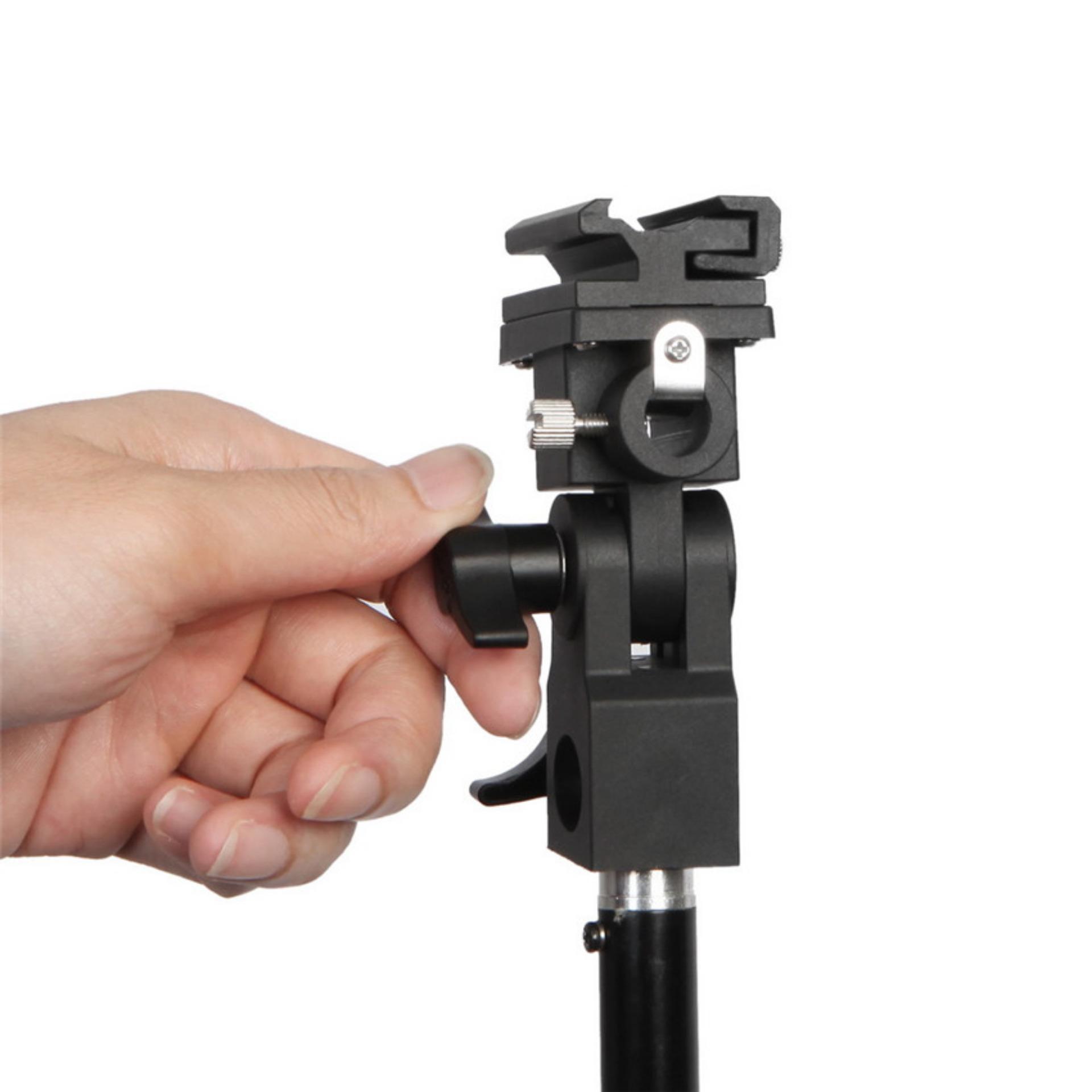 Selens Khung B Đèn Flash Ô Gắn Giày Nóng Giá Đỡ Gắn Xoay Cho Chân Đèn Đèn Flash 2 Cái