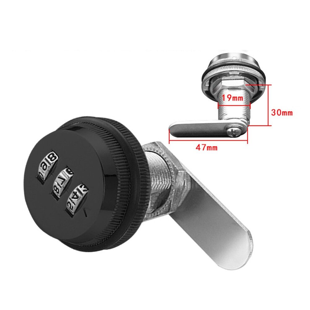 Cabinet Lockers Password Lock 3 Digital Code Box Lock Combination Lock