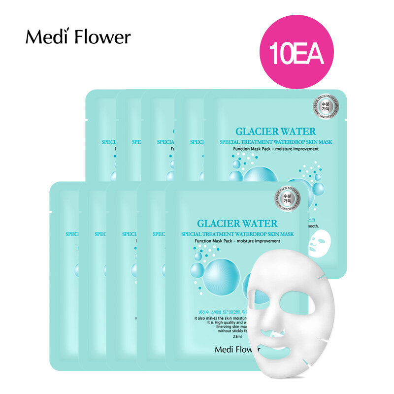 [Mediflower] [bó 10] tấm mặt nạ da xử lý đặc biệt 4 loại-Cải thiện độ ẩm, mượt & mịn