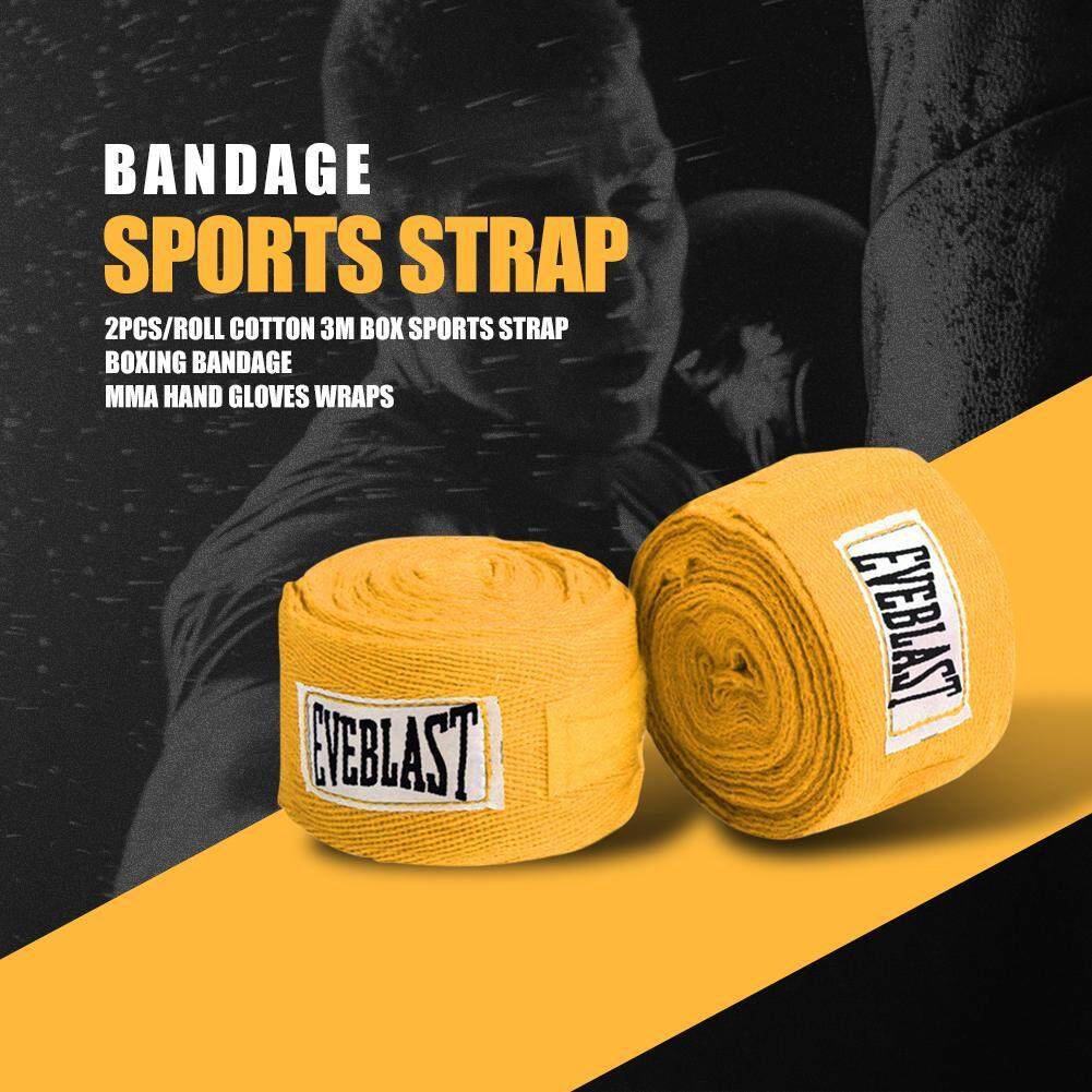 2PCS 3M Box Sports Strap Boxing Bandage Muay MMA Taekwondo Hand Gloves Wraps 