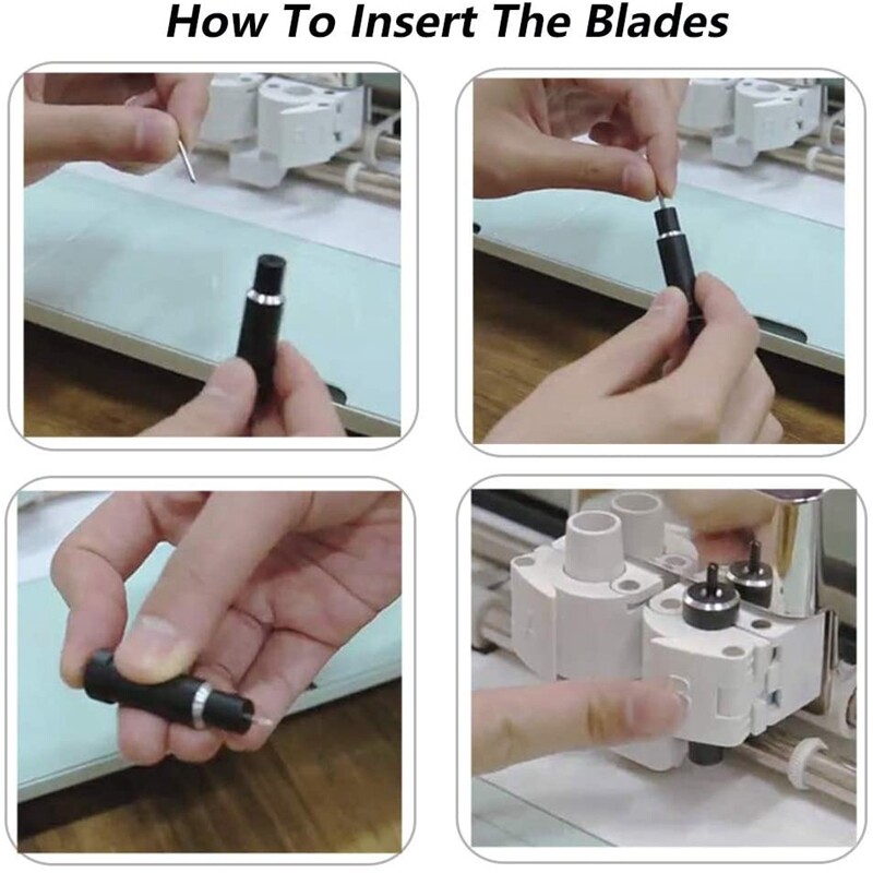 40 Blades, Compatible with Explore for Cricut Cutter, 45 Degree Cutting Replacement Blade
