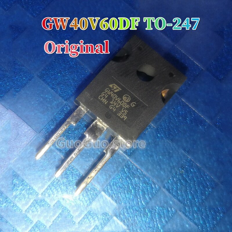 5pcs original gw40v60df to-247 stgw40v60df to247 40a/600v inverter welding machine igbt transistor new original