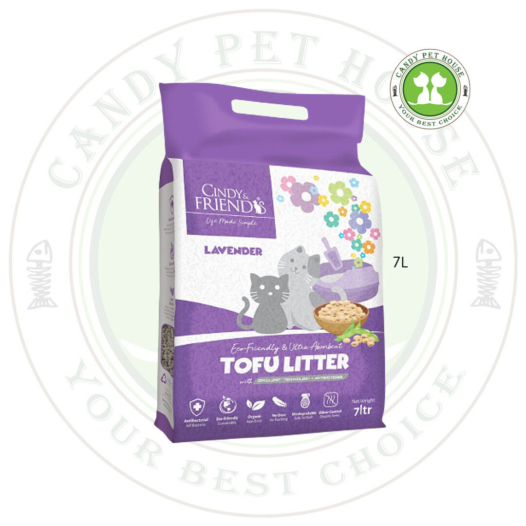 Cindy & Friends Tofu Cat Litter (Assorted Flavors) (7L / 2.8kg) Lazada