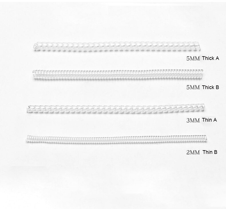 [Muswannas] Vòng Kích Thước Adjusterr Vòng Bảo Vệ Thay Đổi Kích Thước Fitter Xoắn Ốc Trong Suốt Tăng Đưa Nhẫn Sizer Điều Chỉnh Cho Lỏng Vòng Trang Sức Bảo Vệ