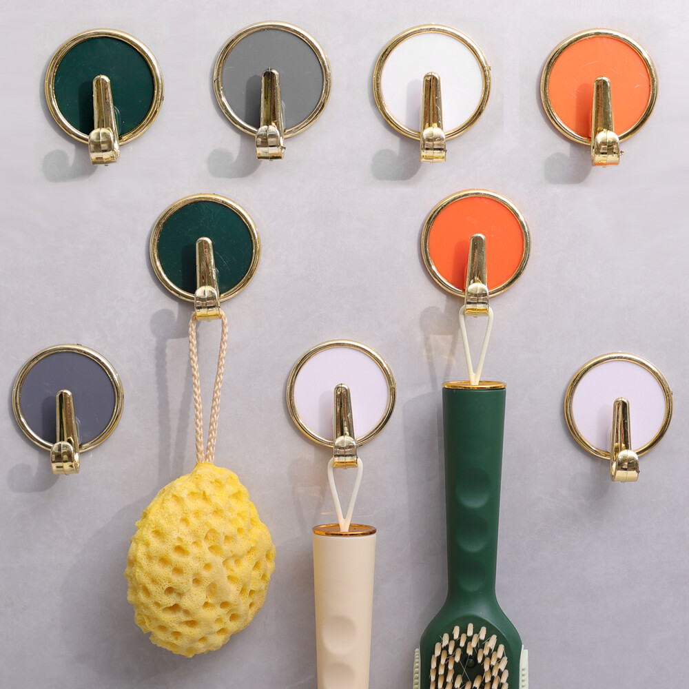 Durable Light Luxury Hook Strong Load-bearing Punch-free Sticky Hook Wall Hook Self-adhesive Hooks