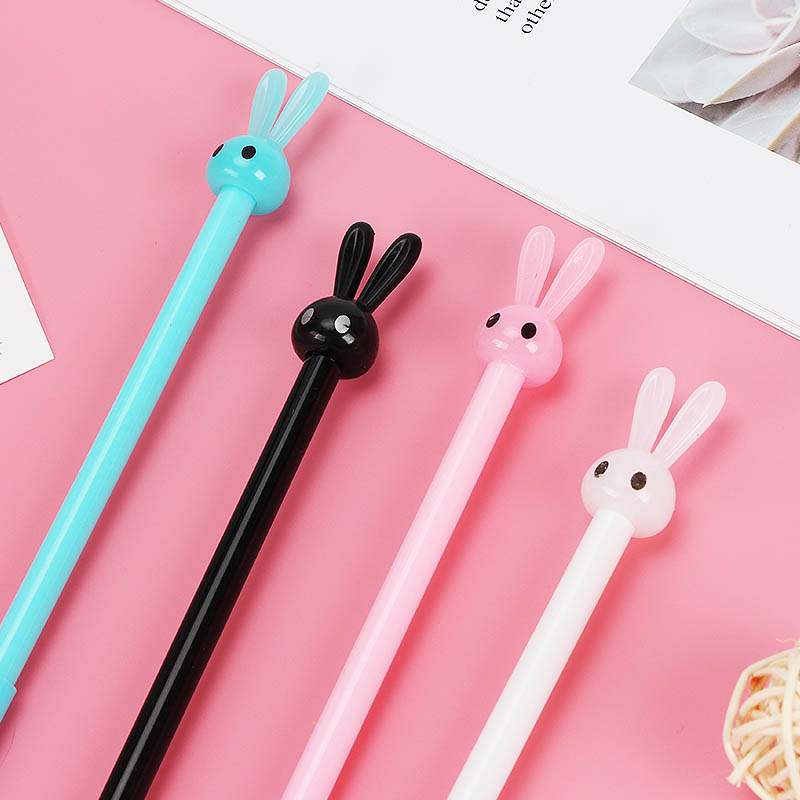 Cute Gel Pen Cute Rabbit Jelly Student Signture Pen Stationery