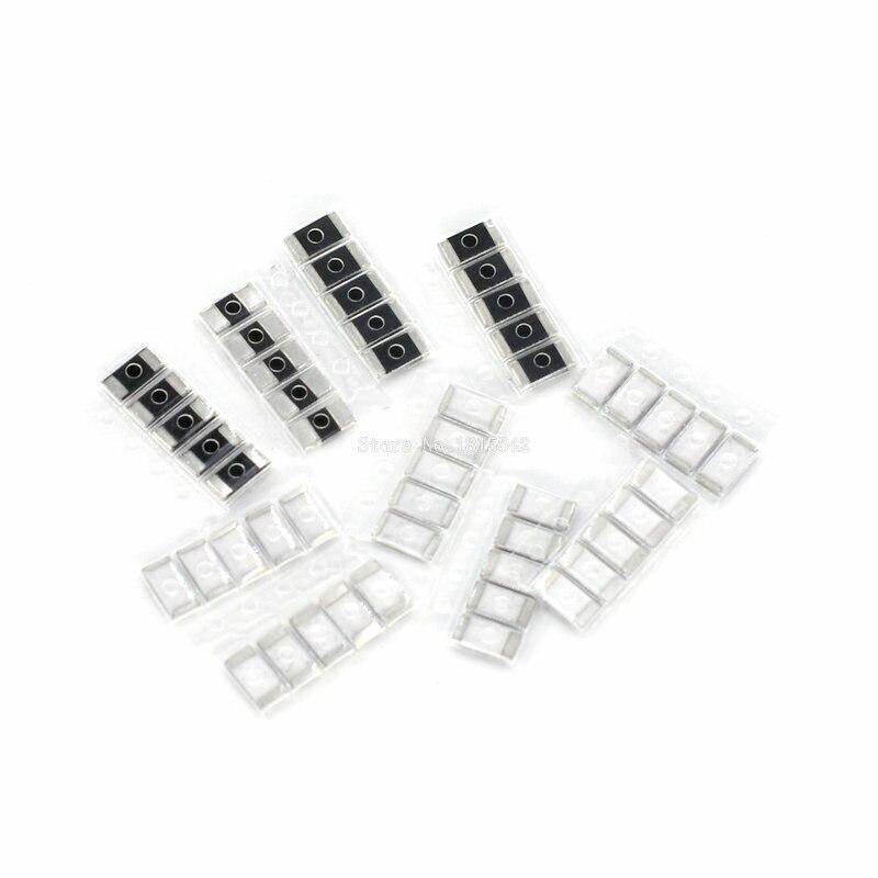 50ชิ้น2512ตัวต้านทาน SMD 1วัตต์1% 0.1R โอห์ม0.1 R100 R010 R020 R050 ...