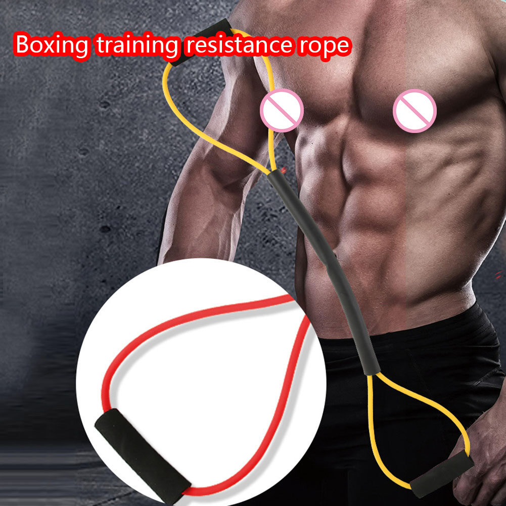 Boxing Resistance Band Exercise Sanda Speed Training Pull Rope Power Strength Elastic Bands