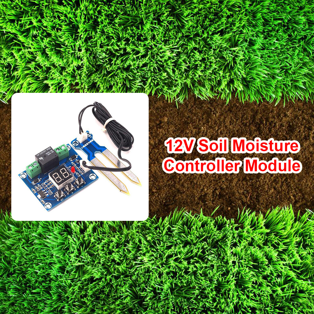 XH-M214 12V Digital Soil Humidity Sensor Controller Professional Irrigation Automatic Water