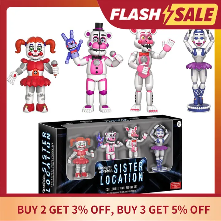 4Pcs/Set FNAF Five Nights At Freddy's 