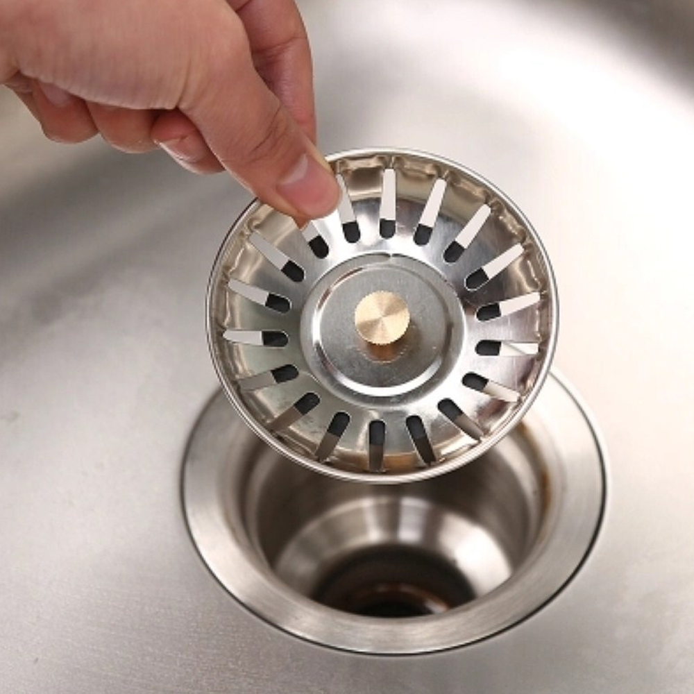 Bồn Rửa Lọc, Nút Thoát Nước Bộ Xử Lý Rác Bằng Inox Bẫy Sàn Chống Côn Trùng Chống Gián Thoát Nước Sàn Cao Su Stopper, Phòng Tắm