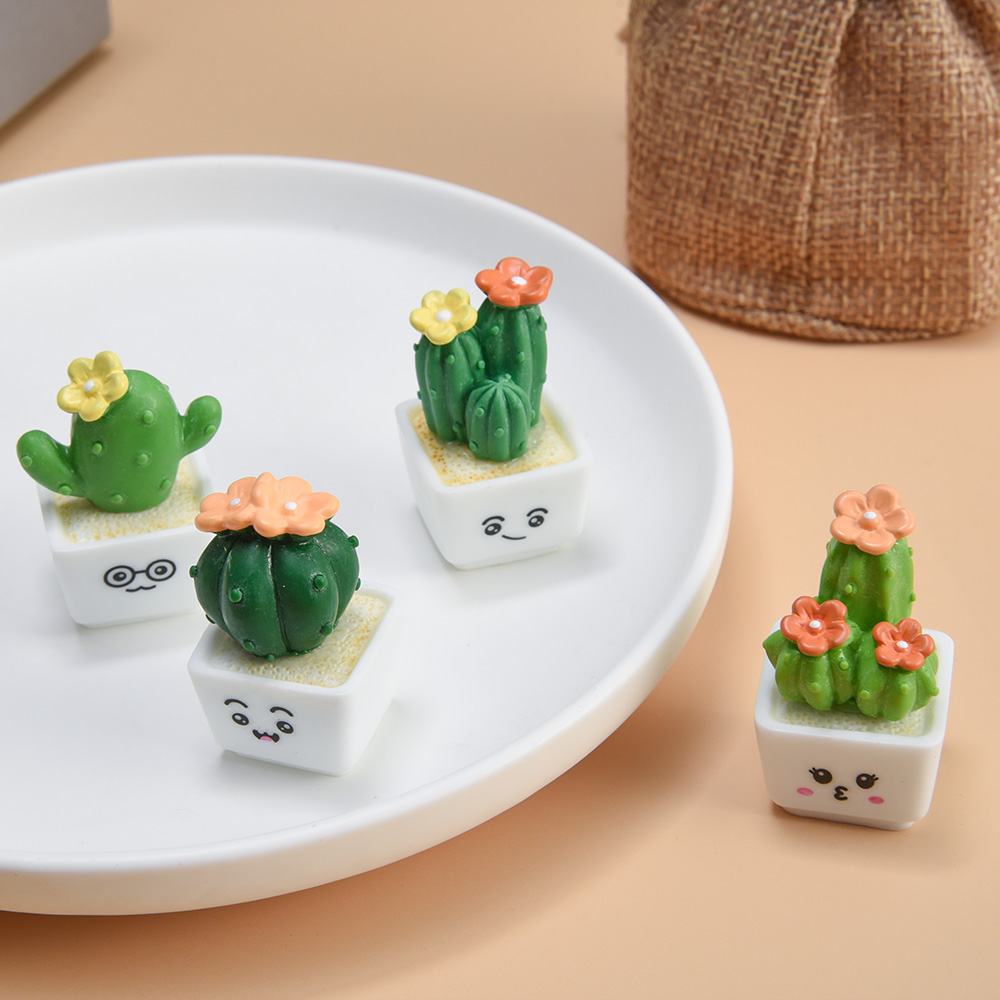 Simulation Cactus Fleshy Resin Mini Decorative Ornaments Office Desktop Computer Decoration Home Decoration