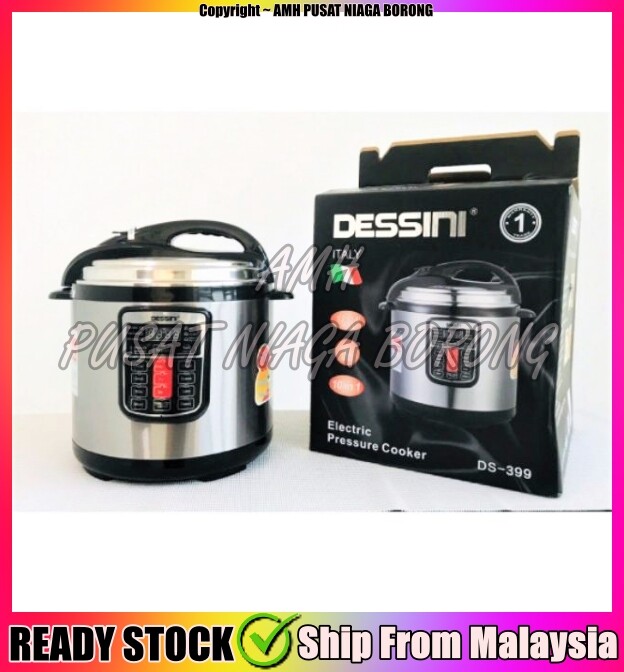 8L DESSINI Electric Pressure Cooker Periuk Tekanan Tinggi (Malaysia