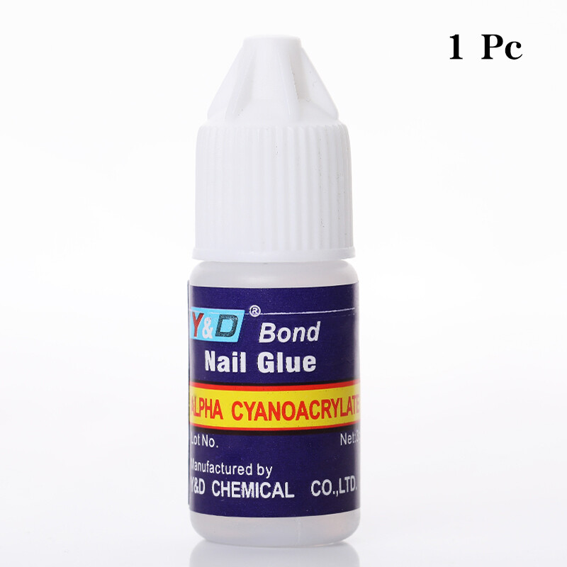 Ur sugar nail glue for acrylic french false nail tips stick 3d decoration glue clear fast dry glue nail art tools diy design