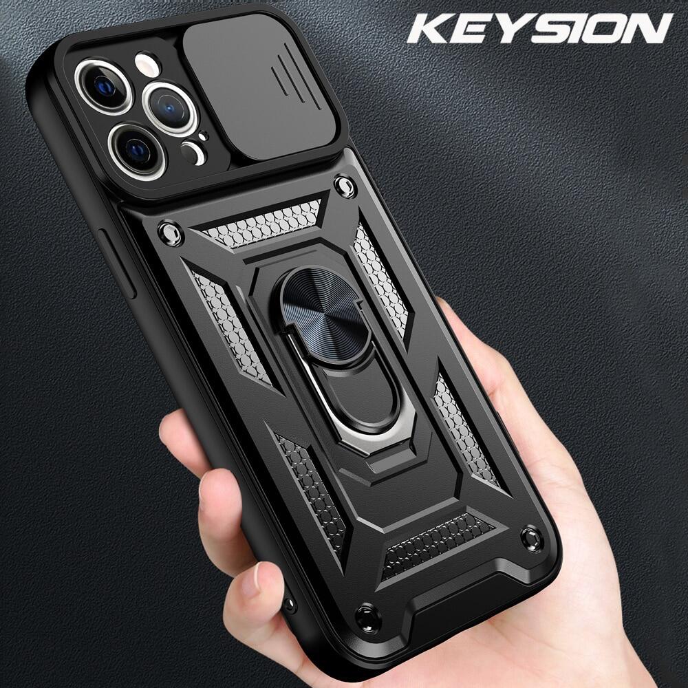 Ốp Chống Sốc KEYSION, Camera Kéo Đẩy Cho iPhone X XR XS Max Ốp Bảo Vệ Điện Thoại Dành Cho iPhone 8 7 6S Plus