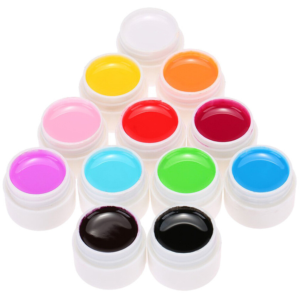 12 Color Nail Painting Gel DIY Professional Nail Paint Color Gel Polish