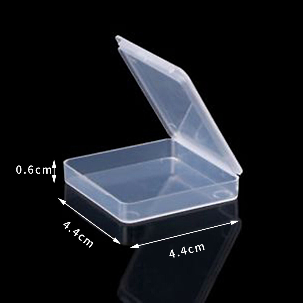 Small Square Crafts Fashion Clear Boxes Jewelry Storage