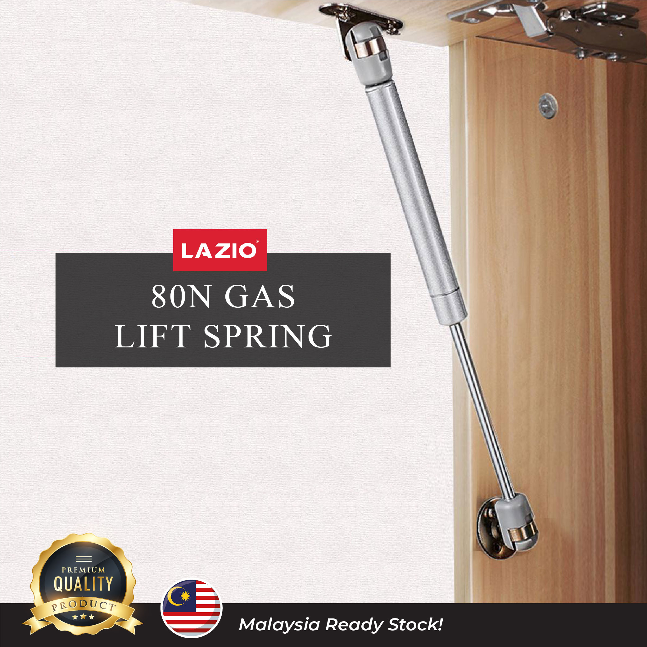80N (8kg) Gas Spring Door Lift / Pneumatic Support Hydraulic Gas Spring ...