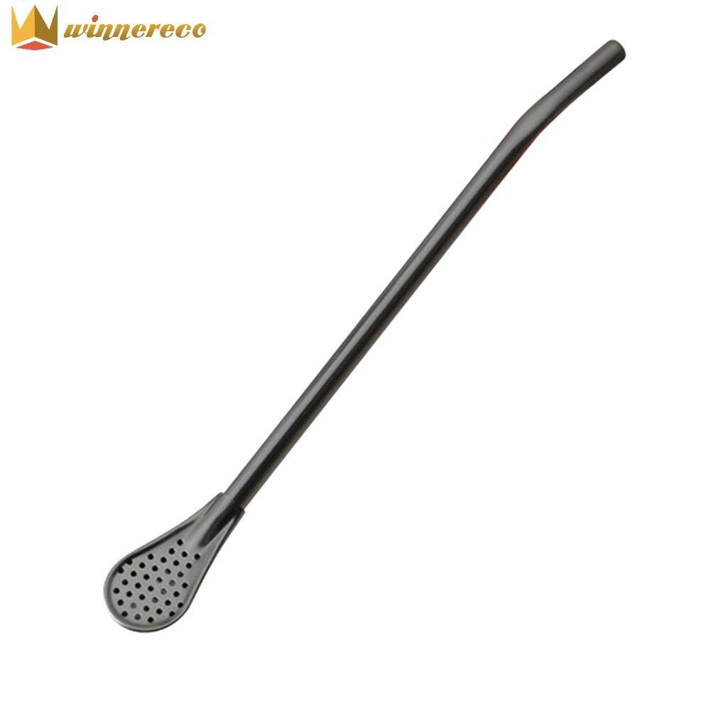 (Có Sẵn) Muỗng Lọc Trà Ống Hút Uống Nước Yerba Mate Bằng Thép Không Gỉ Phụ Kiện Quán Bar
