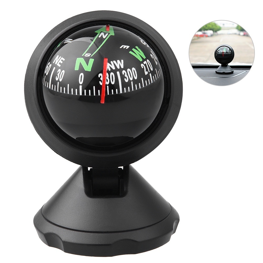 Universal Car Compass Auto Mini Compass Compact Ball Compass