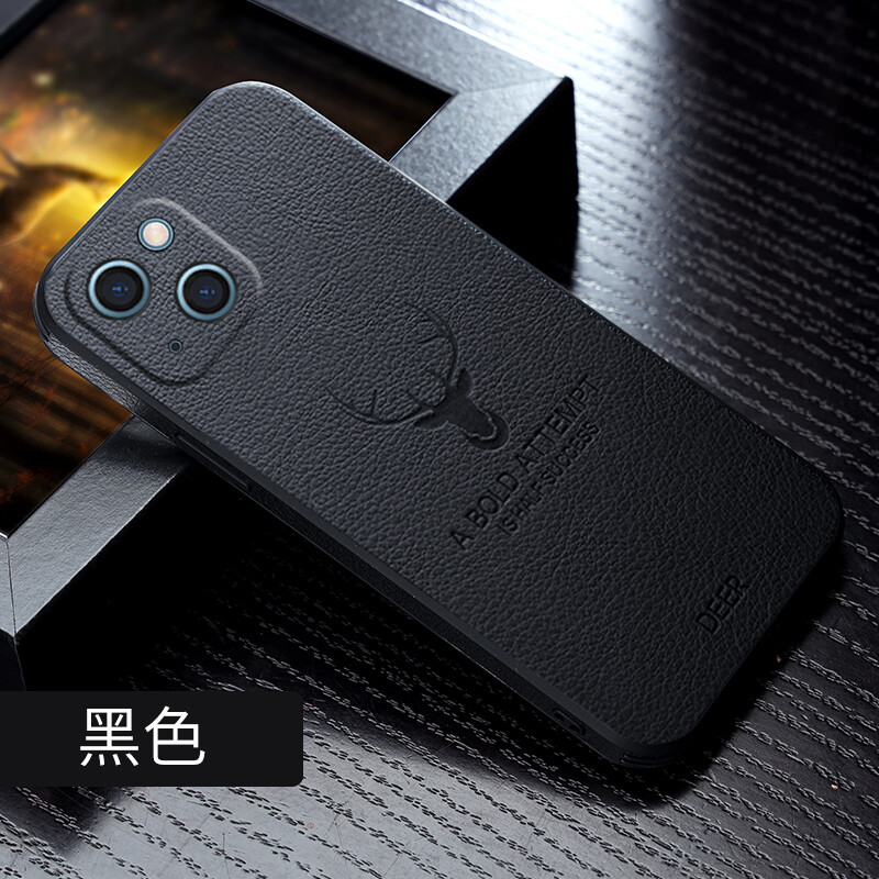 Sang Trọng kết cấu da gọng vuông trường hợp trên cho iPhone 16 Pro Max 15 Pro Max 15 16 Cộng với 14 Pro Max 13 Pro Max 12 11 Pro Max mini Iphone x XR XS Máy ảnh chụp Hươu Vỏ chống sốc bảo vệ