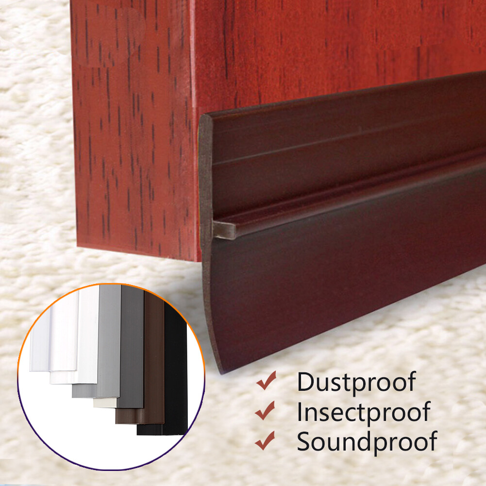 1M Self Adhesive Door Sealing Strips Window Silicone Draft Stopper Wind Dustproof Sound Insulation Tools