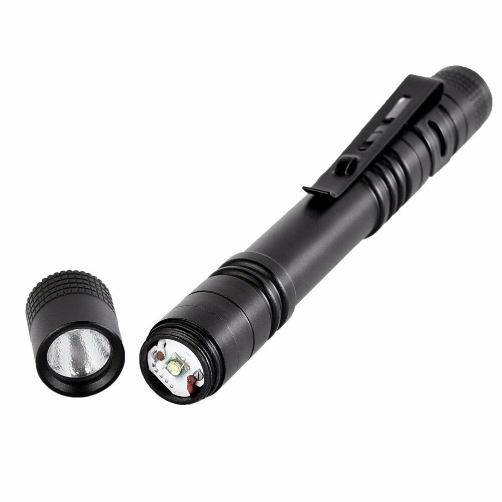 250000lm mini LED Penlight đèn Pin đèn pin Clip Pocket đèn chống nước