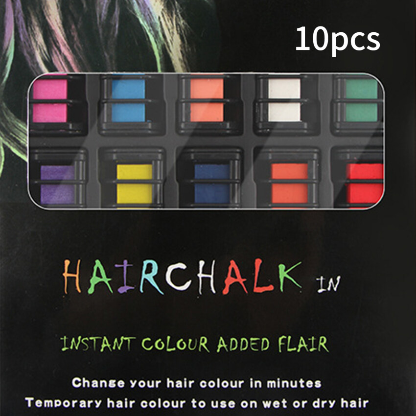 Hair Color Chalk for The Hair 10pcs Hair Dye Stick Hair Design Crayons
