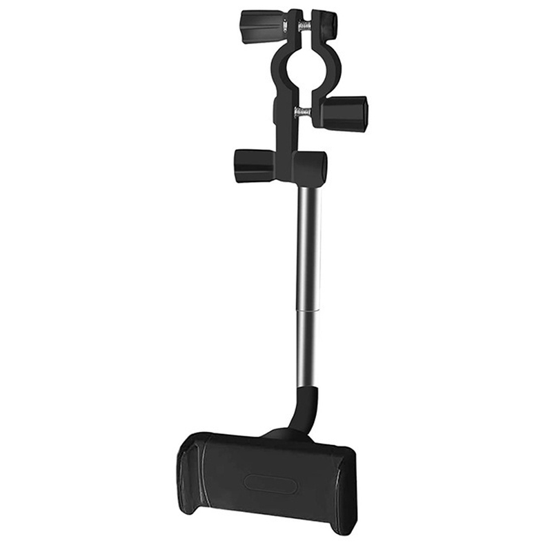 Car Phone Holder Rearview Mirror Mount 360 Rotate Hidden Navigation Hanging Bracket Multifunctional Stand Phone 4.0-6.1 Inch