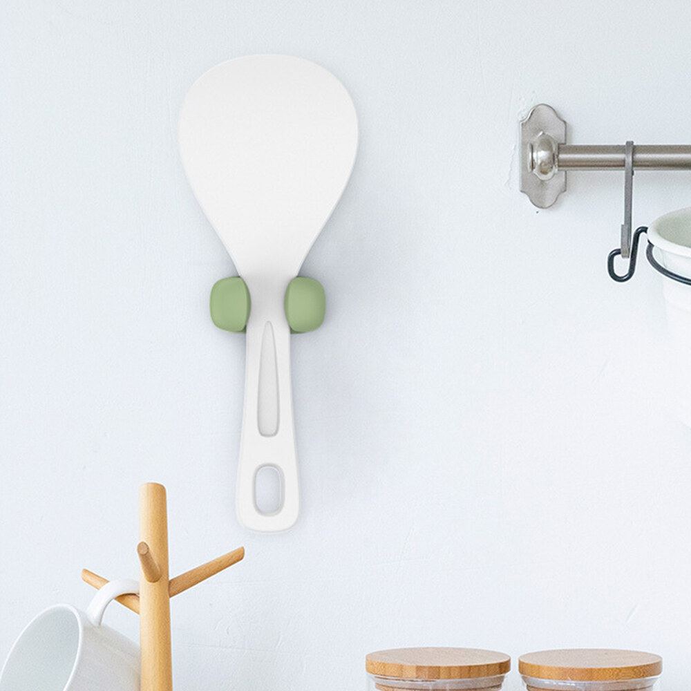 Rice Scoop Storage Rack Spoon Rack Kitchen Organizer Tableware Electric Rice Cooker Spoon Chopsticks Holder