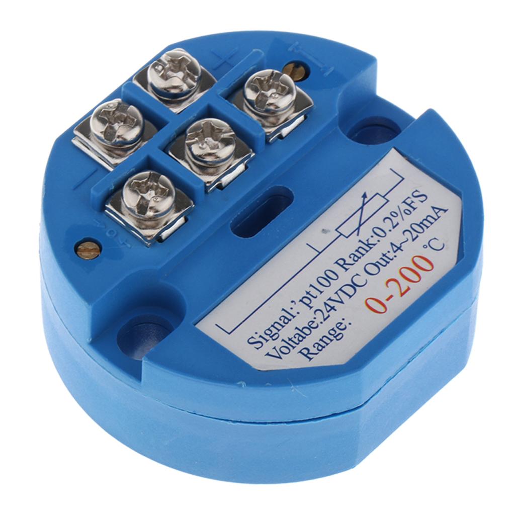 Baoblaze temperature sensor transmitter module 24vdc 4-20ma pt100 sbw