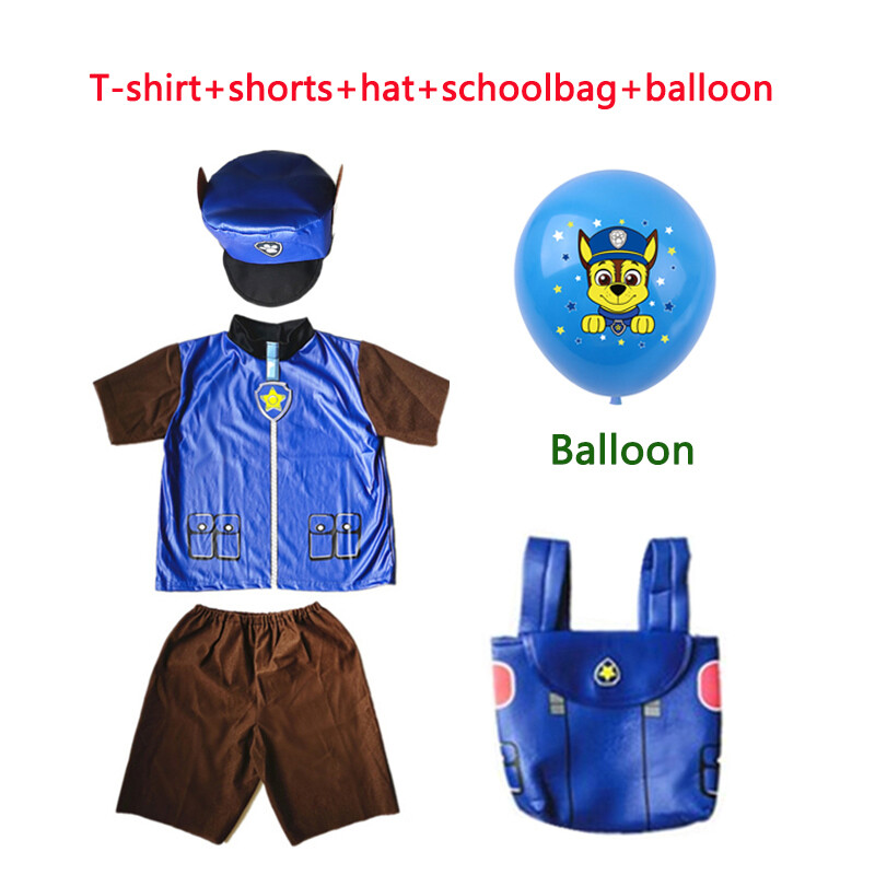 Paw Patrol Costume Cosplay Marshall Chase Skye Rocky Rubble Zuma