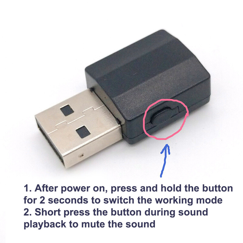Lia Bt600 Bluetooth Transmitter Receiver Two In One Computer Tv