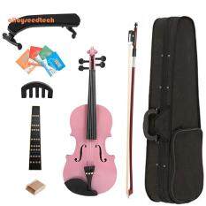 Bộ Đàn Vĩ Cầm Bán Chạy Bộ Dụng Cụ Tập Thể Dục Cây Vĩ Cầm Acoustic Sáng Thanh Nẹp Có Vỏ Rosin – Hàng quốc tế | Lưu ý thời gian giao hàng dự kiến