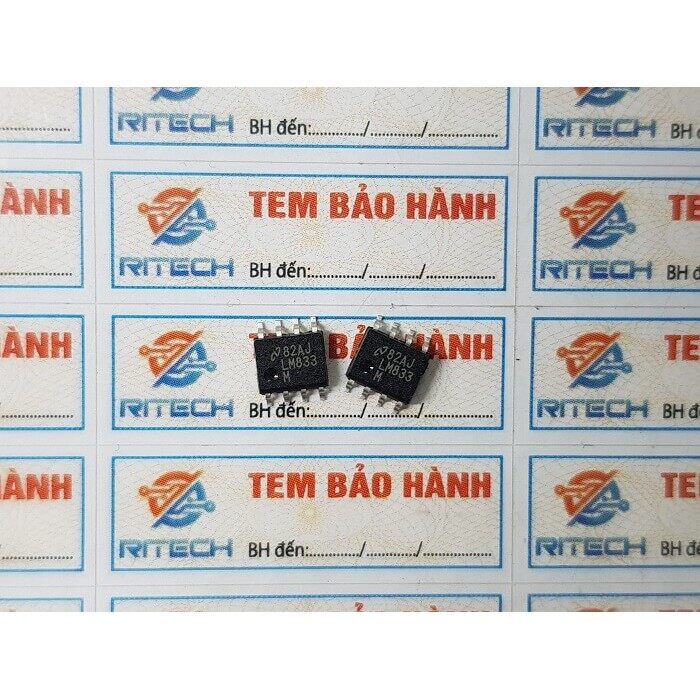 Lm833, lm833m, lm833mx ic chức năng sop-8