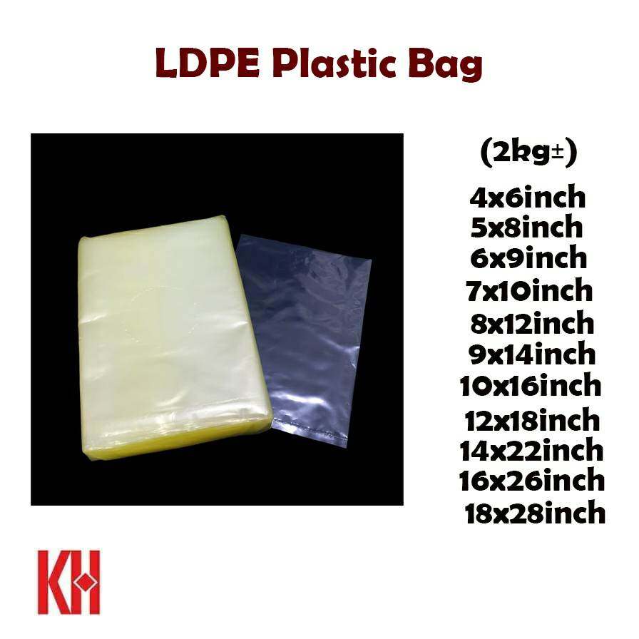 (2kg±) PE Bag / Frozen Bag / Borong Plastik Transparent Clear Plastics